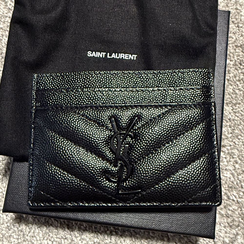 Saint Laurent card case